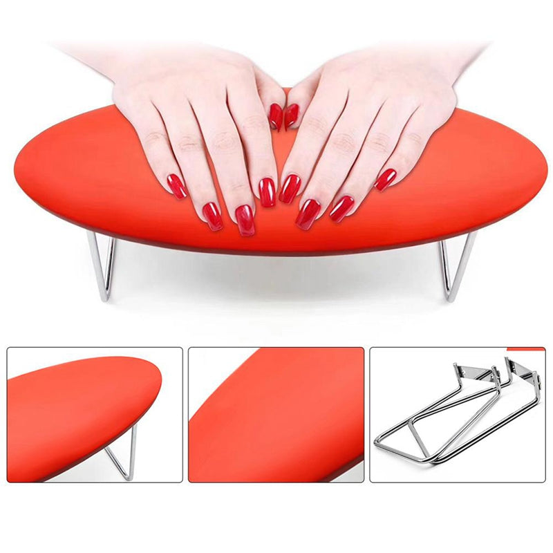 Leather Nail Art Hand Pillow Waterproof Hand Arm Rest Holder Cushion Pad Ta J8E9