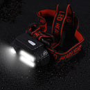 XANES NF-611 LED + 2COB 650LM 4 Modes Headlamp 90Rotatable Multifunctional USB Rechargeable Headlamp Waterproof Outdoor Camping Hiking Cycling Fishing Headlights 18650