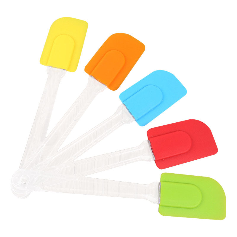 Silicone Scrapers Baking Scraper Cream Butter Handled Cake Spatula Cooking Cake Brushes  Pastry Tool