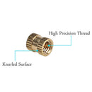 330Pcs Female Thread Knurled Nuts M2 M3 M4 M5 Brass Threaded Insert Round I F4F3