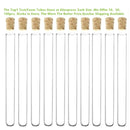 50Pcs Laboratory Plastic Test Tube 15Ml with Cork 15X150Mm Laboratory Schoo R4W7