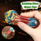 Yellow Patterned Glazed Glass Pipe Spoon Shape T obacco Herb Tube Portable Hand Crafts Pipes