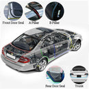 7PCS Door Seal Kit Soundproof Wind Noise Reduction Car Door Trim Moulding R
