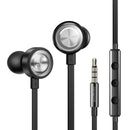 Tangmai F5 3.5mm Jack In-ear Earphone Noise Cancelling Stereo Headphone with Mic for iPhone Xiaomi