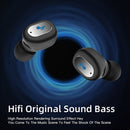 Slide Type Bluetooth 5.0 Earphones Wireless Earbuds with Keychain Portable
