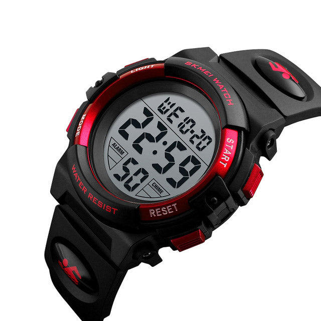 SKMEI 1266 Children Watch Outdoor Sport Fashion Multifunction Chronograph Waterproof Digital Watch