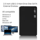 2.5 Inch USB HDD Case Sata To USB 2.0 Hard Drive Disk SATA External Enclosu A4I3