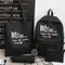 4Pcs/Set Women School Backpacks Schoolbag for Teenagers Girls Student Book  K5F2