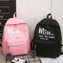 4Pcs/Set Women School Backpacks Schoolbag for Teenagers Girls Student Book  K5F2