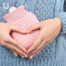 Silicone Hot Water Bottle Microwave Heating Water Bag Ice Pack Silicone Portable Hand Warmer