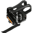 Bike Pedals with Clips and Straps for Outdoor Cycling and Indoor Stationary L5D3