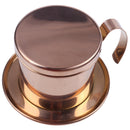 Stainless Steel Vietnamese Coffee Filter Single Cup Vietnam Hand Punch Pot  H8W4