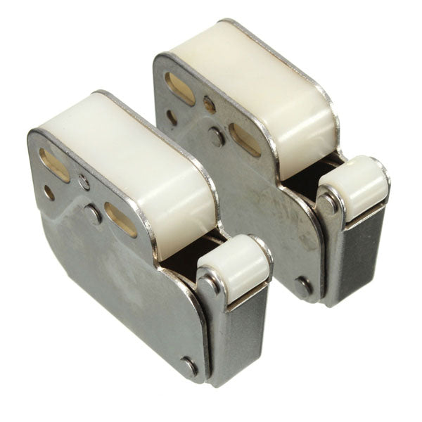 2pcs Mini Tip Catch Spring Loaded Cupboard Caravan Door Cabinet Boat Latch Lock