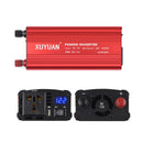 1300W Inverter DC to AC Car Inverter LED Display Modified Sine Wave Car Power Inverter Truck