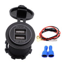 Universal Car Charger USB Vehicle 4.2A Output LED Waterproof Dual USB Port