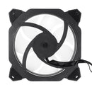 6 Pin 12*12*2.5cm  RGB Colorful LED Cooling Fan for Computer Case