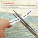 6 Pack 12mm Label Tape Label Maker Tape Compatible with KL1500 KL2000 KL700 P3H9