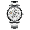 IK COLOURING 98226 Casual Style Automatic Mechanical Watches Stainless Steel Strap Men Watch