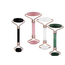 Natural Stone Jade Roller Roller Double Head Jade Massage Roller with Fixed C4Q6