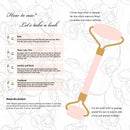 Natural Stone Jade Roller Roller Double Head Jade Massage Roller with Fixed C4Q6