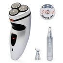 3 in 1 Smart Electric Rechargeable Low noise Hair Trimmer Shaver Cutter Clipper Men Kit with Mirror