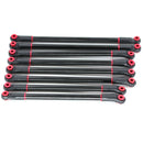 8Pcs Metal Links Pull Rod Kit Suspension Linkage Wheelbase 313mm for Axial
