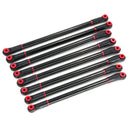 8Pcs Metal Links Pull Rod Kit Suspension Linkage Wheelbase 313mm for Axial