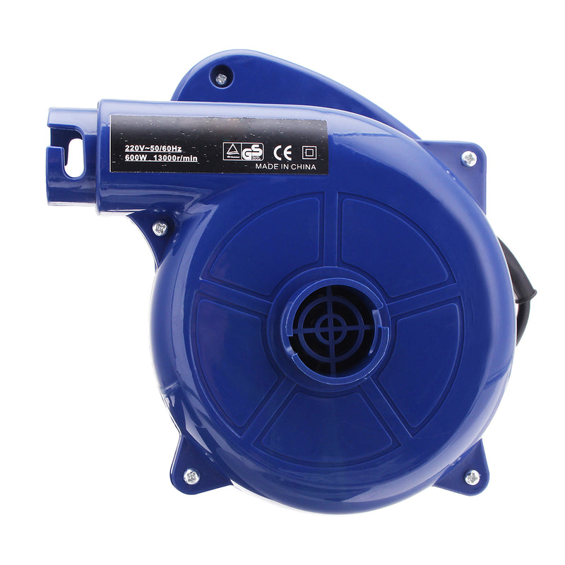 600W 220V Electric Handheld Air Blower Computer Vacuum Cleaner Leaf Blowing