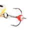 ZANLURE 5pcs/set 35g 5.5cm Winter Ice Fishing Lure 3D Eyes Carp Fly Hard Bait Lure