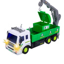 Children's Remote Control Garbage Truck with Lights, 4WD Recycling Garbage