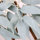 2 Pack Artificial Gray Greenery Garland Faux Silk Willow Leaves Vines Wreat