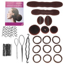 Women Girls Hair Styling Donut Former Foam French Magic Bun Maker DIY Tool Hair Accessories