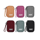 BUBM Travel Carrying Case for Small Electronics and Accessories Earphone Earbuds Cable Change Purse