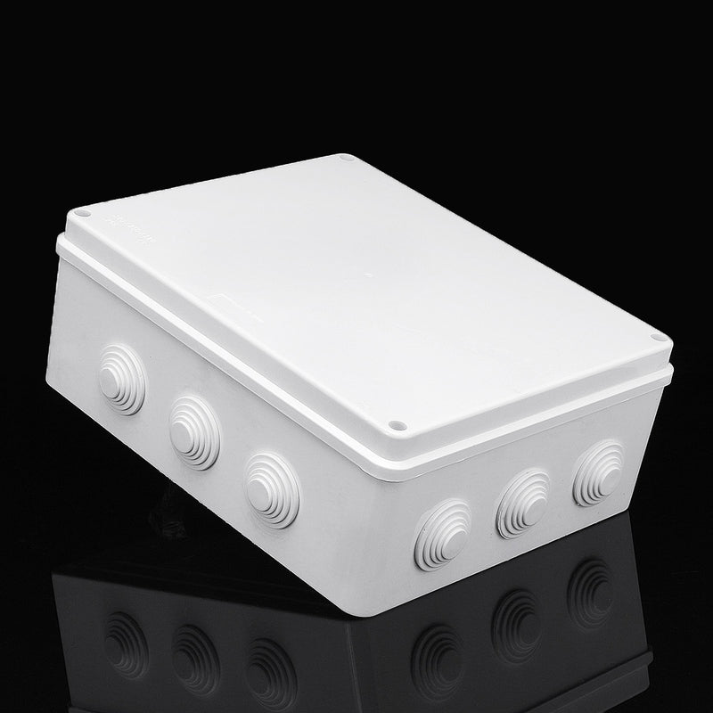 Dustproof Waterproof IP65 Junction Box Universal Electrical Enclosure Cable Case Junction Case Electrical Project Enclosure White