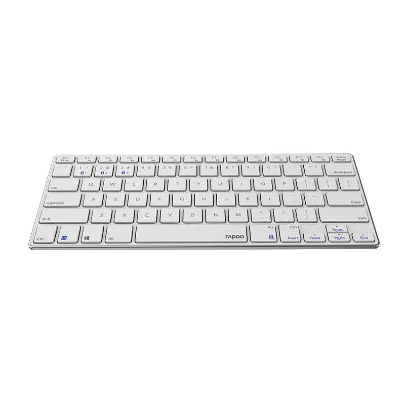 Rapoo E6080 2.4GHz Wireless bluetooth Thin Film Keyboard for PC Notebook