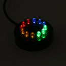 8W/10W//25W Submersible Pump Fountain with 12 RGB Color led Light Flow Adjustable for Aquarium Pond Fountain Fish Tank Water Aquarium Air Pump Hydroponic Electric Water Feature Pump