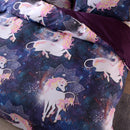 3 PCS Bedding Sets Unicorn And Campanula Quilt Cover Pillowcase For Queen Size