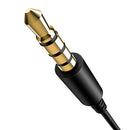 USAMS EP-28 Earphone Durable 3.5mm Wired Control In-ear Stereo Earbuds Headphone with Mic