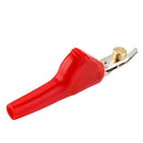 White Copper Multipurpose Barbed Test Alligator Clip Test Connector Red and Black Multimeter Test Parts