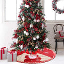 Christmas Tree Skirts Santa Claus Pattern Creative Cloth Tree Skirt Apron M U1R3