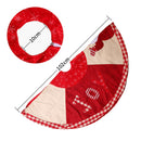 Christmas Tree Skirts Santa Claus Pattern Creative Cloth Tree Skirt Apron M U1R3
