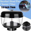 3 Inch 77Mm Water Trap Snorkel Head Air Ram Head Pre Cleaner Air Flow Car S