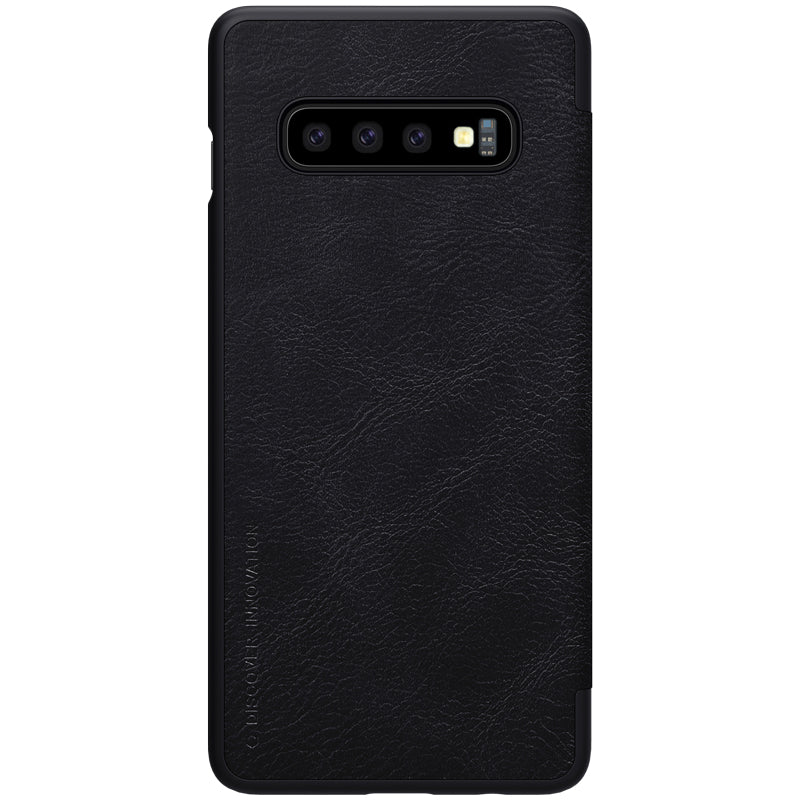 NILLKIN Ultra-Thin Smart Sleep Card Slots Shockproof Flip PU Leather Protective Case For Samsung Galaxy S10 Plus