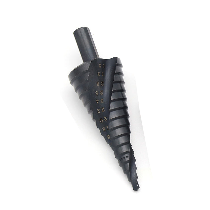 1PC/3PCS 4-32mm 4-20mm 4-12mm HSS Cobalt Step Drill Bit Nitrogen Spiral Grooved Hole Cutter