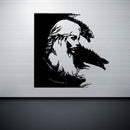 Game Of Thrones Daenerys Targaryen Dragon Mother Portrait Engraved Wall Stickers