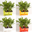 2-Pocket Vertical Wall Planter Self Watering Hanging Flower Pot Garden Decoration