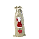 4 Pcs Christmas Wine Bottle Covers Santa Snowman Sweater Holiday Champagne  K6N9