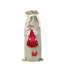 4 Pcs Christmas Wine Bottle Covers Santa Snowman Sweater Holiday Champagne  K6N9