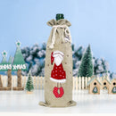 4 Pcs Christmas Wine Bottle Covers Santa Snowman Sweater Holiday Champagne  K6N9
