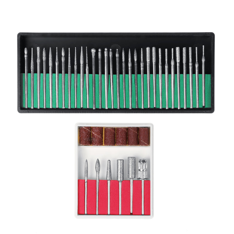 10W 15000RPM Electric Nail Art File Drill Manicure Polish Machine Kit 110-240V